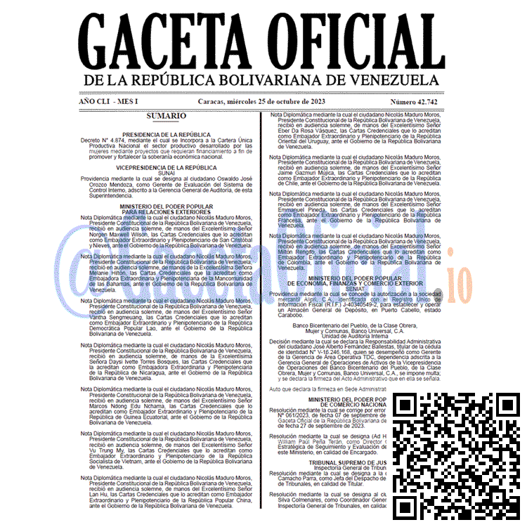 Gaceta Oficial, Gaceta 42742, Gaceta 42742 HD, Gaceta #42742, Gaceta Oficial Venezuela #42742