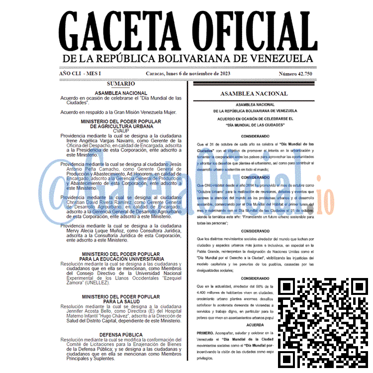 Gaceta Oficial, Gaceta 42750, Gaceta 42750 HD, Gaceta #42750, Gaceta Oficial Venezuela #42750