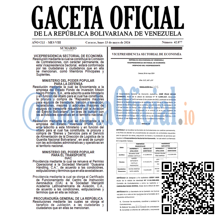 Gaceta Oficial, Gaceta 42877, Gaceta 42877 HD, Gaceta #42877, Gaceta Oficial Venezuela #42877