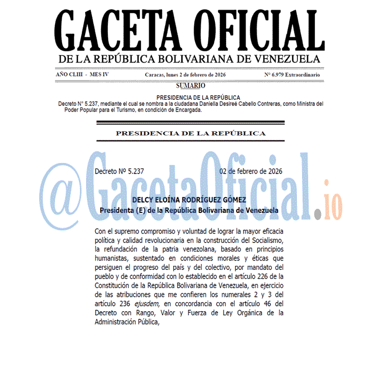 Gaceta Oficial, Gaceta 6979, Gaceta 6979 HD, Gaceta #6979, Gaceta Oficial Venezuela #6979