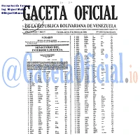 Gaceta Oficial 5801 del 23 Febrero 2006