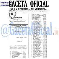 Gaceta Oficial 4283 del 26 Junio 1991