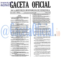 Gaceta Oficial 39001 del 25 Agosto 2008