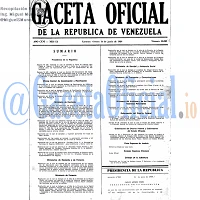 Gaceta Oficial 34243 del 16 Junio 1989