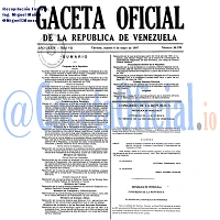 Gaceta Oficial 36199 del 6 Mayo 1997