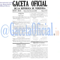 Gaceta Oficial 27927 del 3 Enero 1966