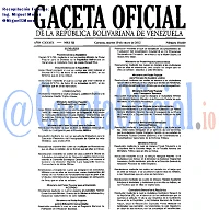 Gaceta Oficial 39839 del 10 Enero 2012