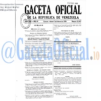 Gaceta Oficial 33407 del 7 Febrero 1986