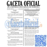 Gaceta 43473, Gaceta 43473 HD, Gaceta #43473, Gaceta Oficial Venezuela #43473