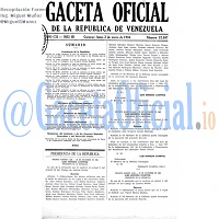 Gaceta Oficial 32887 del 2 Enero 1984