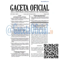 Gaceta Oficial 42301 del 20 enero 2022