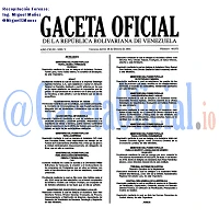 Gaceta Oficial 40851 del 18 febrero 2016