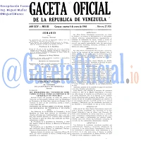 Gaceta Oficial 27928 del 4 Enero 1966