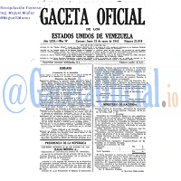 Gaceta Oficial 21010 del 25 Enero 1943