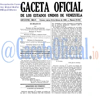 Gaceta Oficial 23154 del 16 Febrero 1950