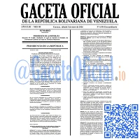 Gaceta Oficial, Gaceta 6954, Gaceta 6954 HD, Gaceta #6954, Gaceta Oficial Venezuela #6954