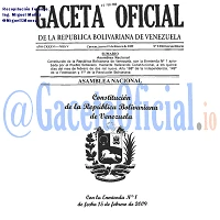 Gaceta Oficial 5908 del 19 Febrero 2009