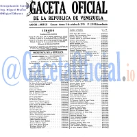 Gaceta Oficial 1910 del 8 Octubre 1976