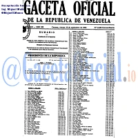 Gaceta Oficial 4630 del 10 Septiembre 1993