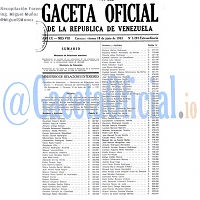 Gaceta Oficial 3201 del 10 Junio 1983