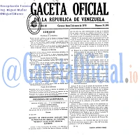 Gaceta Oficial 31395 del 2 Enero 1978