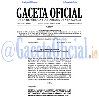 Gaceta Oficial 6510 del 5 febrero 2020