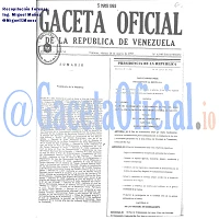 Gaceta Oficial 4548 del 26 Marzo 1993