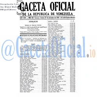 Gaceta Oficial 3634 del 27 Septiembre 1985