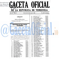 Gaceta Oficial 4023 del 10 Marzo 1988