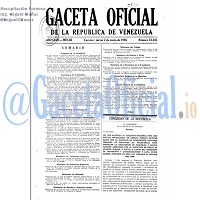 Gaceta Oficial 33381 del 2 Enero 1986