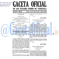 Gaceta Oficial 24029 del 5 Enero 1953
