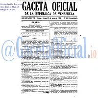 Gaceta Oficial 909 del 29 Mayo 1964